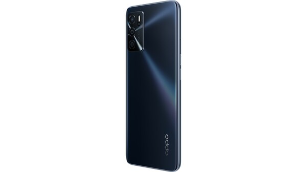 Điện thoại Oppo A16 3GB/32GB Đen mặt sau nghiêng phải