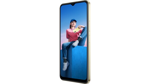 Điện thoại Vivo Y16 4GB/128GB Vàng nghiêng trái