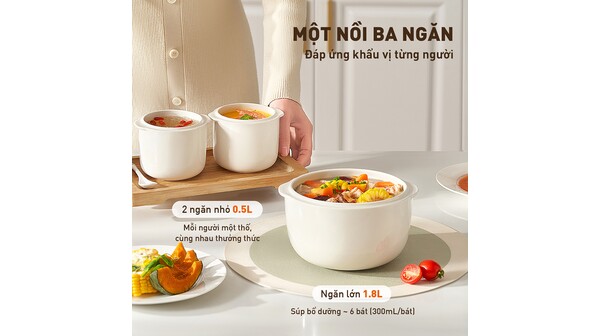 Nồi nấu chậm Joyoung 1.8 lít JSC-187