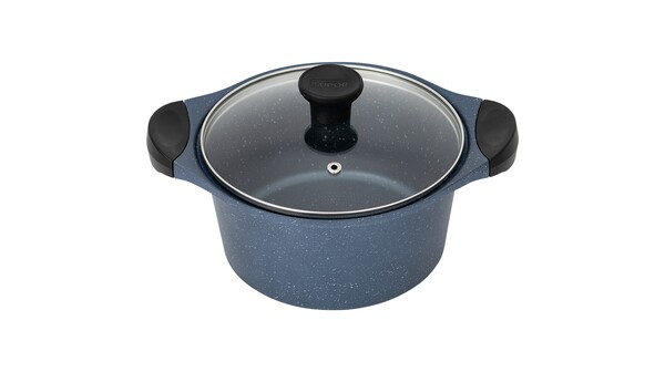 Nồi đúc vân đá xanh Supor Durarock H23102-ST24 đường kính 24 cm