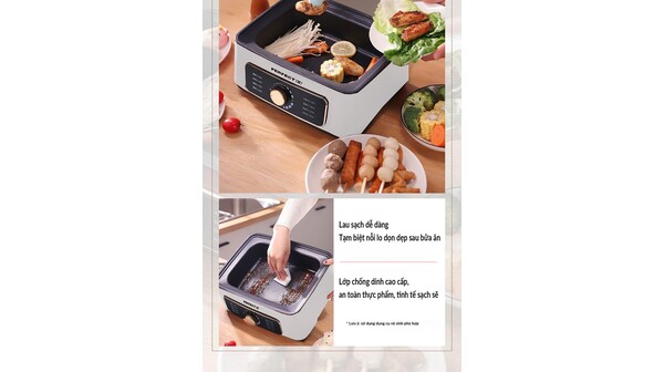 Nồi lẩu hấp đa năng Perfect PF-LH12