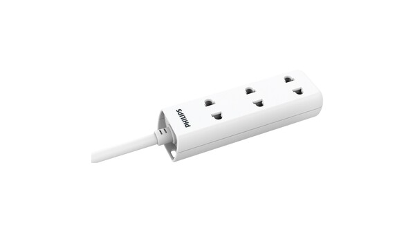 Ổ cắm điện Philips 3 lỗ 2 chấu CHP1130WB 3 mét