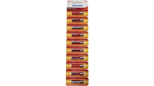 Pin AAA 2 viên Alkaline Philips LR03P10TS
