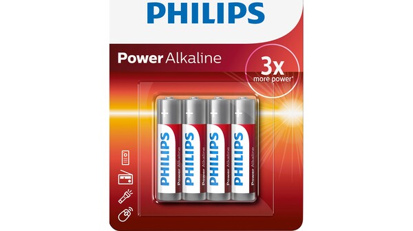 Pin AAA 4 viên Alkaline Philips LR03P4B