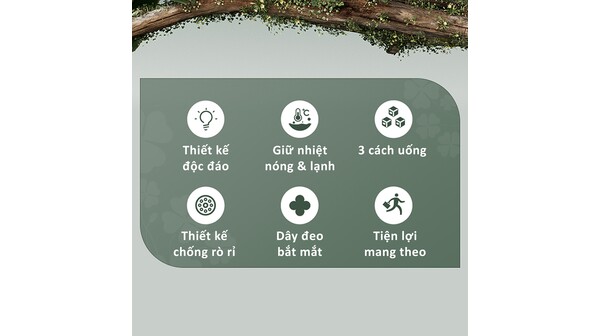 Bình giữ nhiệt Germ 500 ml GE-23AW-B76 Vàng Gold