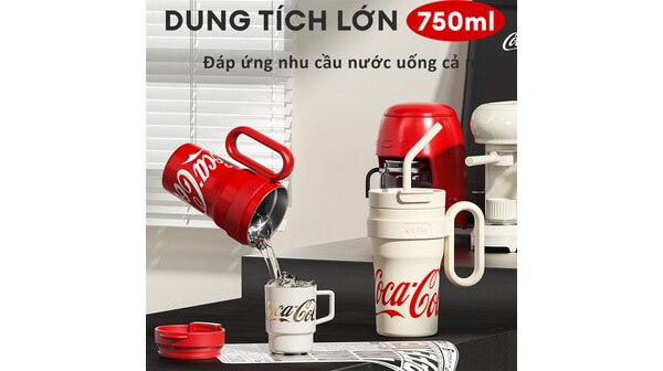 Bình giữ nhiệt Germ 750 ml GE-CK23AW-B63 Đỏ
