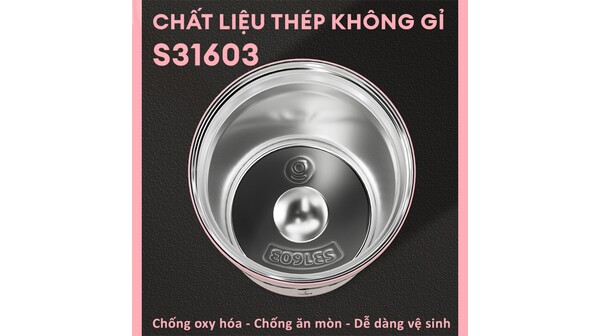 Bình giữ nhiệt Germ 500 ml GE-CK23AW-B81 Hồng