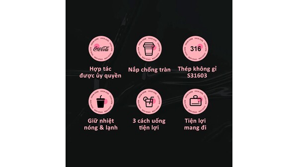 Bình giữ nhiệt Germ 500 ml GE-CK23AW-B81 Hồng