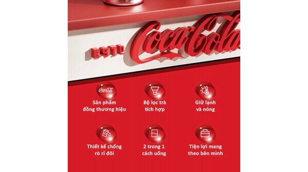 Bình giữ nhiệt Germ 580 ml GE-CK24AW-B86 Đỏ