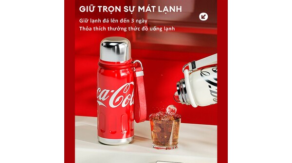 Bình giữ nhiệt Germ 580 ml GE-CK24AW-B86 Đỏ