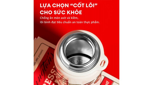 Bình giữ nhiệt Germ 580 ml GE-CK24AW-B86 Đỏ