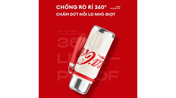 Bình giữ nhiệt Germ 580 ml GE-CK24AW-B86 Đỏ