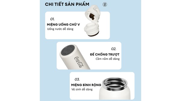 Bình giữ nhiệt Germ 600 ml GE-CK24AW-B96 Hồng