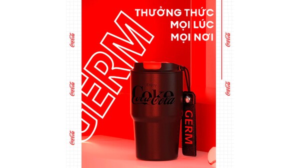 Bình giữ nhiệt Germ 590 ml GPS-2123VP-CCEW Trắng