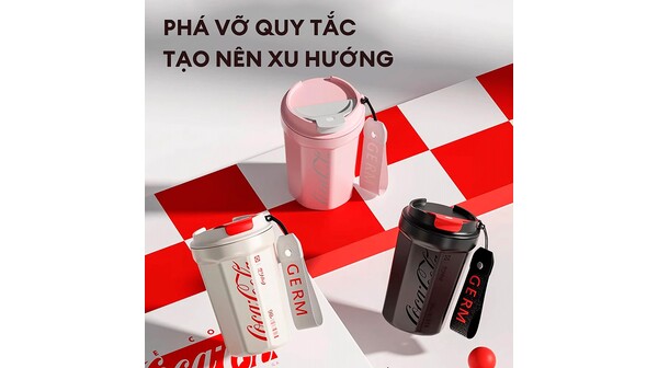 Bình giữ nhiệt Germ 390 ml GPS-2124VP-CCW Trắng