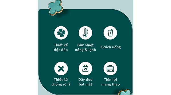 Bình giữ nhiệt Germ 390 ml GE-24SS-DB96 Trắng