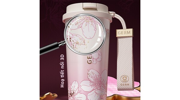 Bình giữ nhiệt Germ 500 ml GE-24SS-DB77 Hồng Trắng
