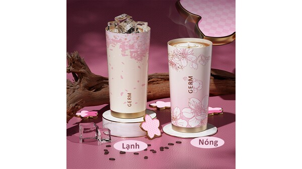 Bình giữ nhiệt Germ 500 ml GE-24SS-DB77 Hồng Trắng