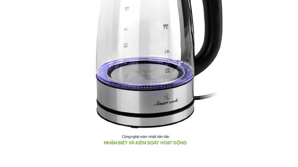 Bình đun siêu tốc Smartcook 1.7 lít ICS-3859