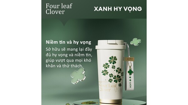 Bình giữ nhiệt Germ 500 ml GE-23AW-B76 Vàng Gold