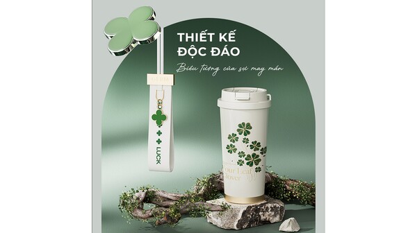 Bình giữ nhiệt Germ 500 ml GE-23AW-B76 Vàng Gold