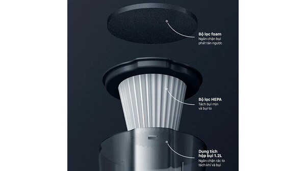 Máy hút bụi cầm tay Deerma DX115C