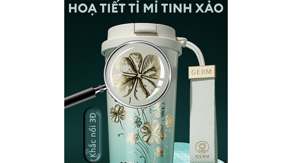 Bình giữ nhiệt Germ 390 ml GE-24SS-DB96 Trắng