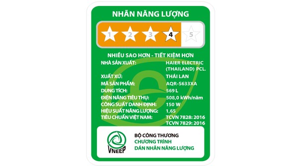 Tủ lạnh Aqua Inverter 569 lít AQR-S633XA(SL)