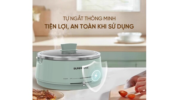 Nồi lẩu điện Sunhouse 4 lít SHD4543
