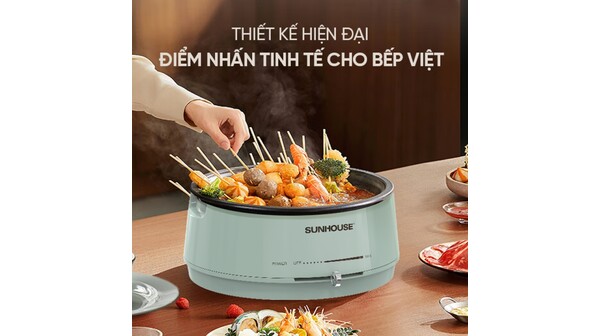 Nồi lẩu điện Sunhouse 4 lít SHD4543