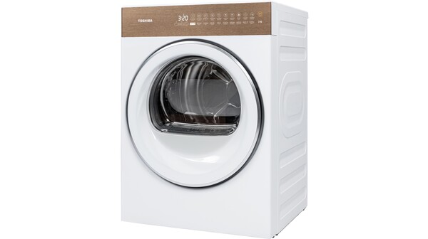Máy sấy quần áo bơm nhiệt Toshiba Inverter 8 kg TD-T37BS90HWV(WT)