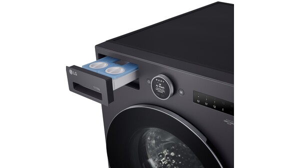 Máy giặt sấy LG AI DD™ 2.0 Inverter 17/10kg F2517RNTG Đen