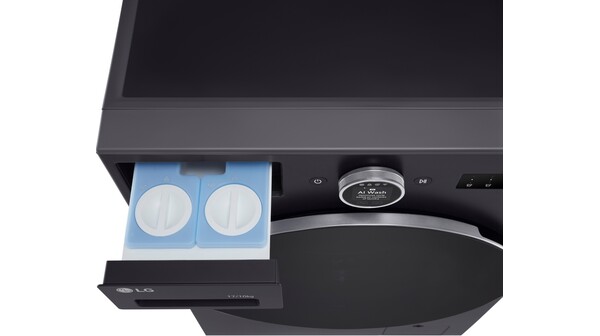 Máy giặt sấy LG AI DD™ 2.0 Inverter 17/10kg F2517RNTG Đen