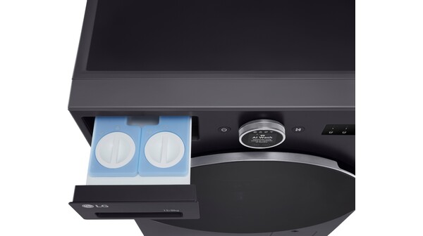Máy giặt sấy LG AI DD™ 2.0 Inverter 15/8kg F2515RNTG Đen