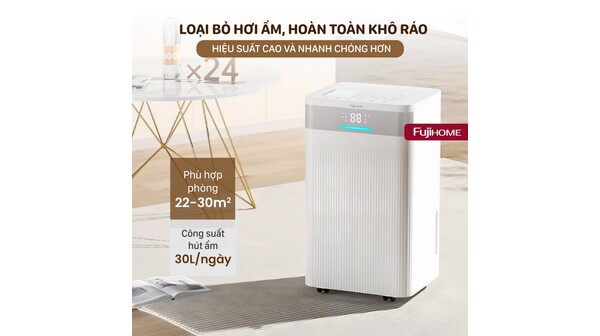 Máy hút ẩm Fujihome 30 lít DH30NW