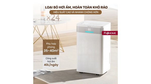 Máy hút ẩm Fujihome 40 lít DH40NW