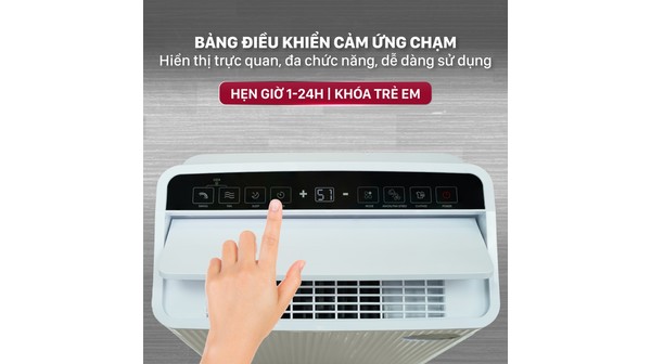 Máy hút ẩm Fujihome 25 lít DH25W-HEPA-NEW