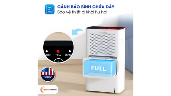 Máy hút ẩm Airplus 10 lít AP10-2010EW