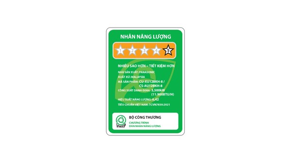 Máy lạnh Panasonic Inverter 1.5 HP CU CS-AU12BKH-8