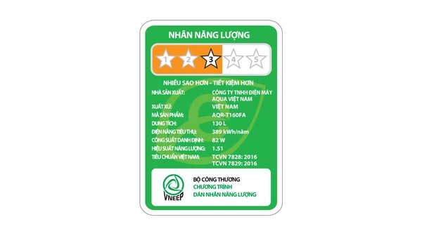 Tủ lạnh Aqua Inverter 130 lít AQR-T160FA(GGN)