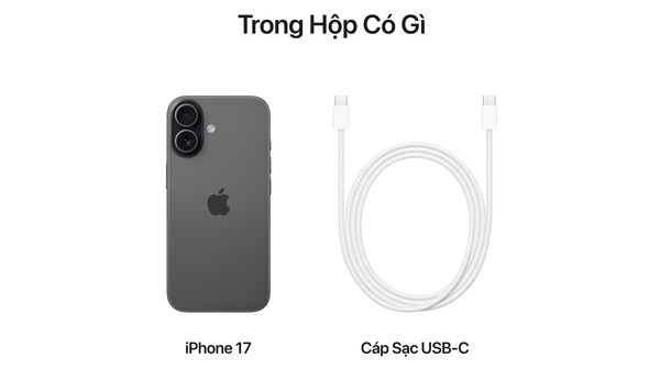 Điện thoại iPhone 17 256GB Đen