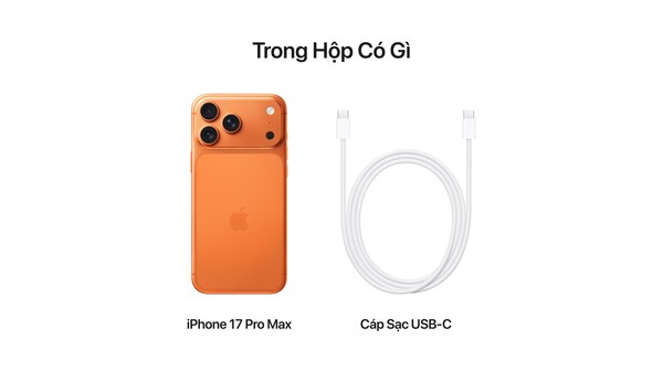 Điện thoại iPhone 17 Pro Max 256GB Cam Vũ Trụ