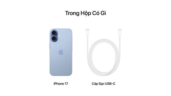 Điện thoại iPhone 17 256GB Xanh Lam Khói