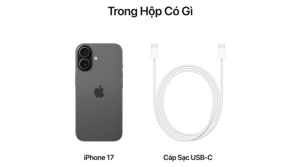 Điện thoại iPhone 17 512GB Đen