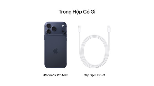 Điện thoại iPhone 17 Pro Max 512GB Xanh Đậm