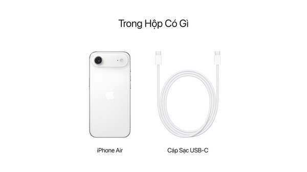 Điện thoại iPhone Air 256GB Trắng Mây