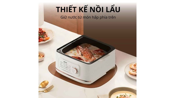 Nồi hấp thủy nhiệt đa năng Kachi MK382