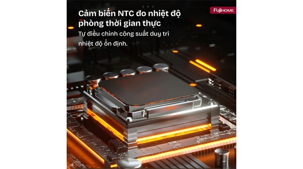 Quạt sưởi gốm Fujihome 2200W FH202