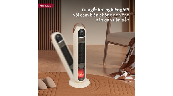 Quạt sưởi gốm Fujihome 2200W FH202