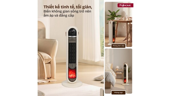 Quạt sưởi gốm Fujihome 2200W FH202